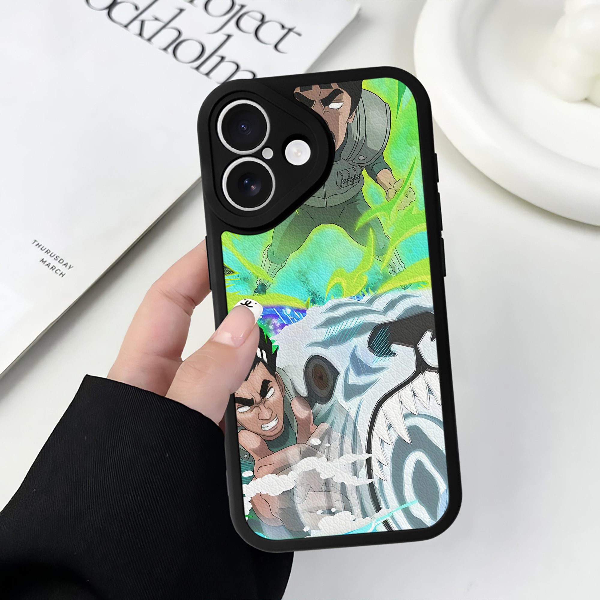（画像用） NARUTO -ナルト- NARUTO -ナルト- 疾風伝 【iPhone 16シリーズ対応】シリコンスマホケース（レザー調） 材質：シリコン